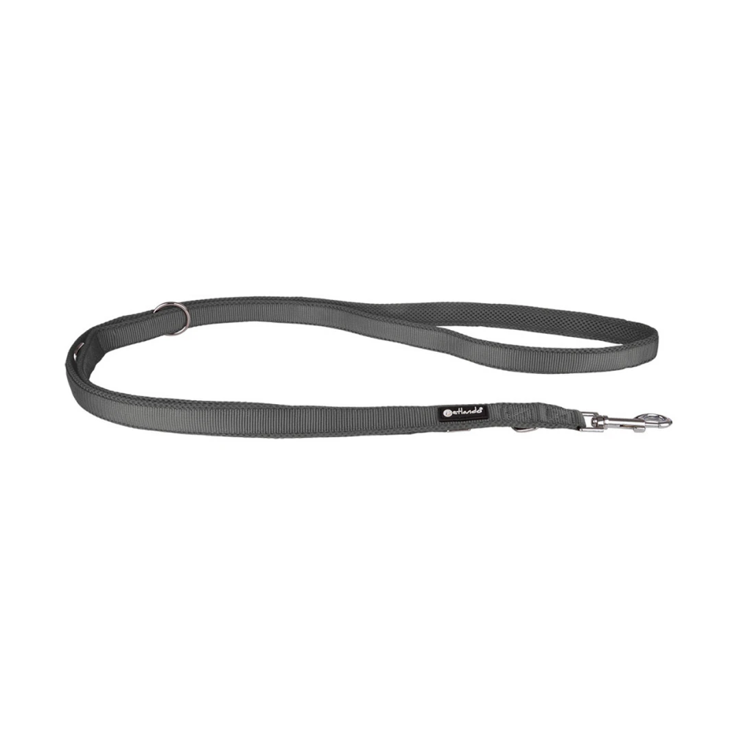 Petlando Verstelbare Hondenlijn Mesh Antraciet