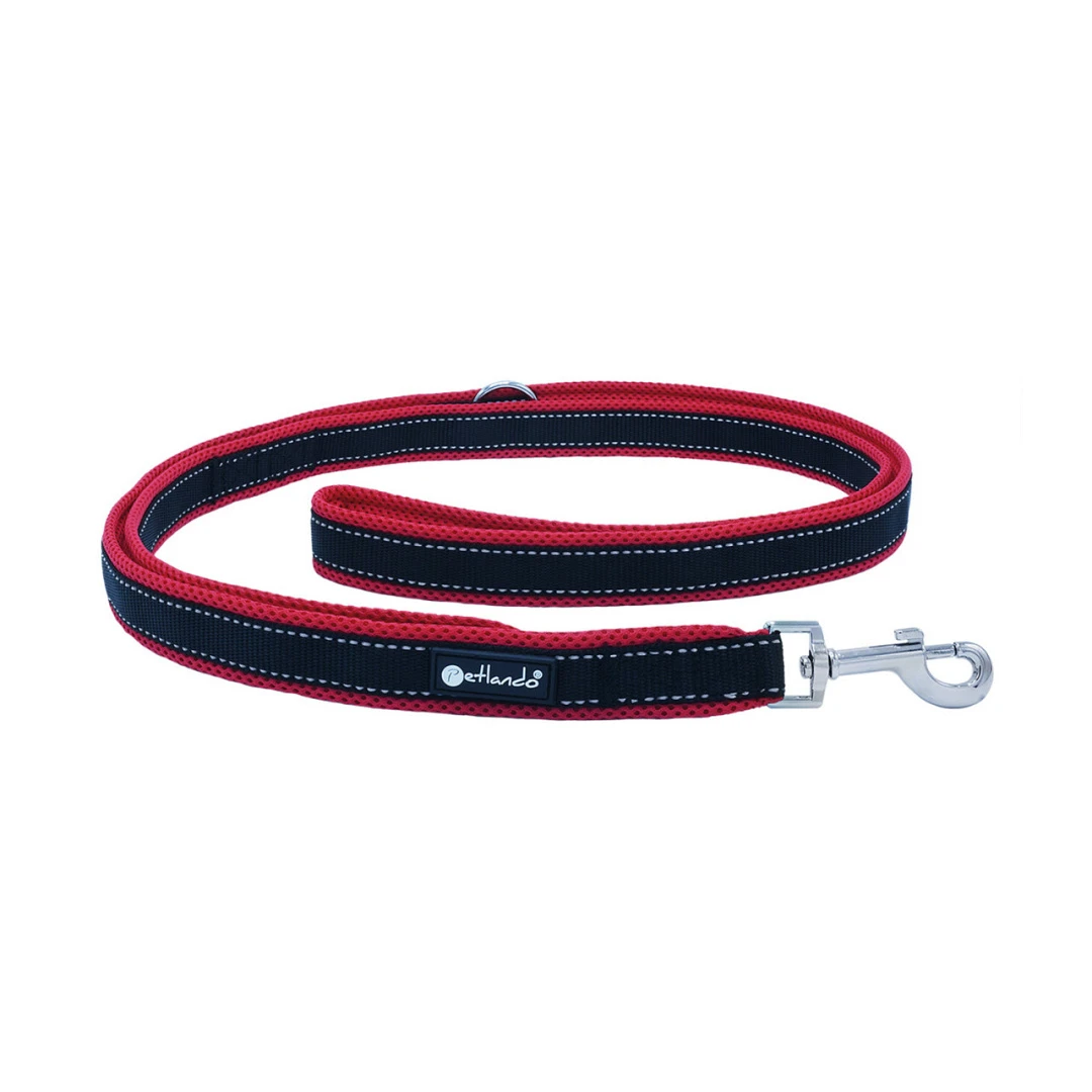 Petlando Verstelbare Hondenlijn Outdoor Rood - Afbeelding 3